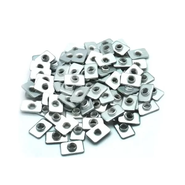 10PCS Flat M5 T-Nut for 2020 Aluminium Extrusion – Low Profile T-Slot Nut for 20 Series Profiles-10PCS - Image 2
